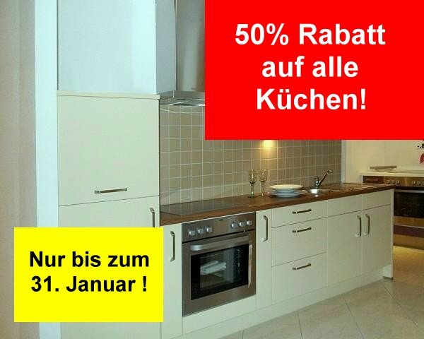 Küchen Rabatt-Aktion 50%