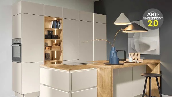 Nolte Küchen: Schichtstofffront Perfect Plus in 828 Sahara softmatt